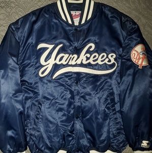 ❌ SOLD - Classic NY Yankees Bomber Jacket -l